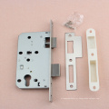 Compprehensive Satin finish Euro Door Handles set em chapa para Portas de madeira interior